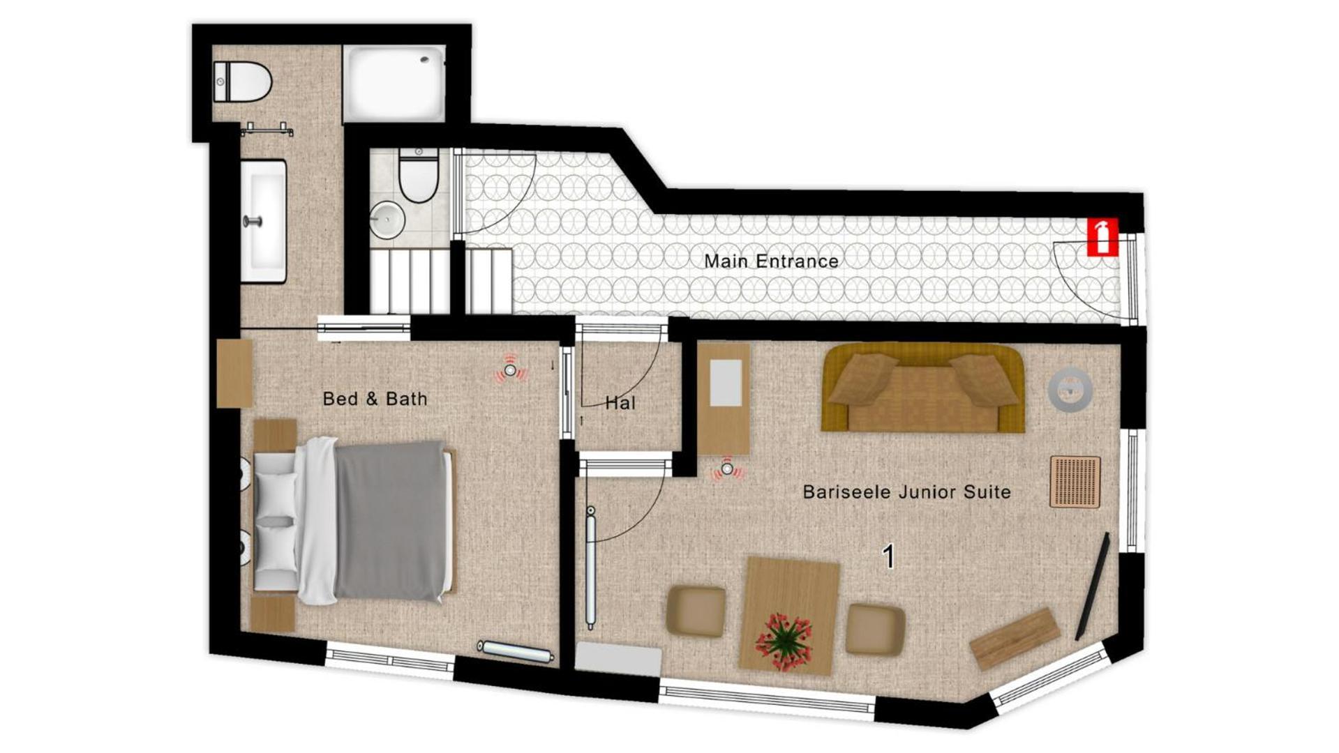 ברוז' Bariseele B&B (Adults Only) חדר תמונה